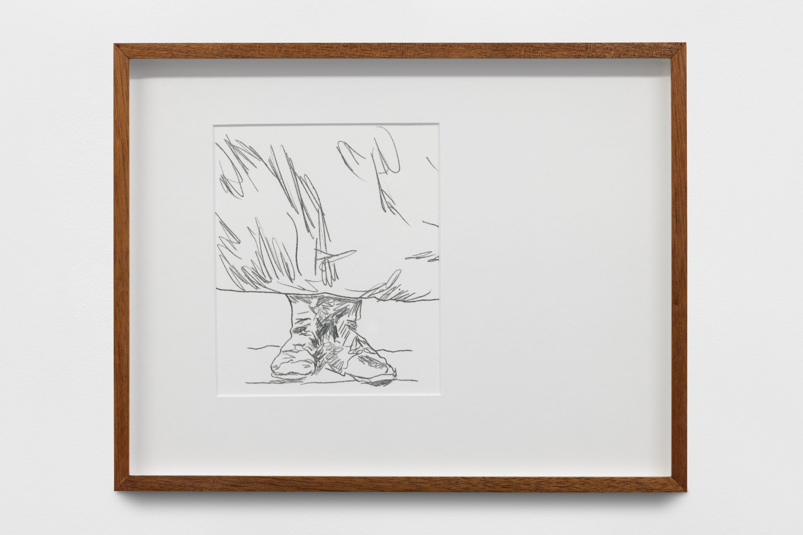 Untitled (Georgia O’Keefe). 2025. Drypoint on chemical carbon paper on Fabriano paper, 300 gsm. 28.5 x 36.5 cm