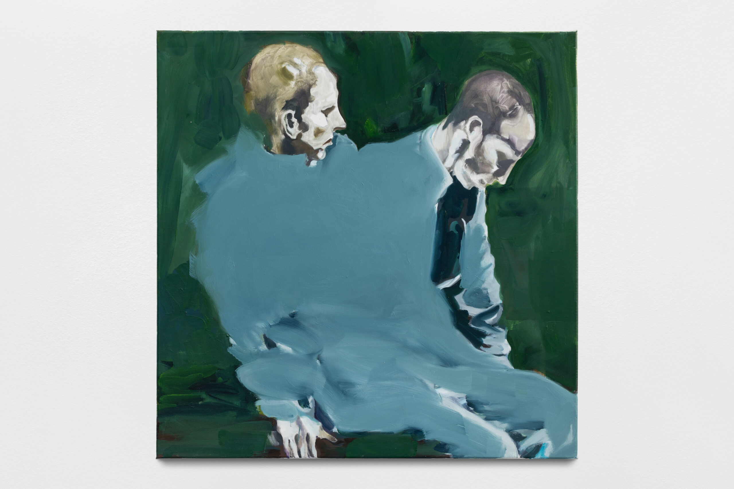 Both of us. 2025. Oil on canvas. 91 x 118 cm